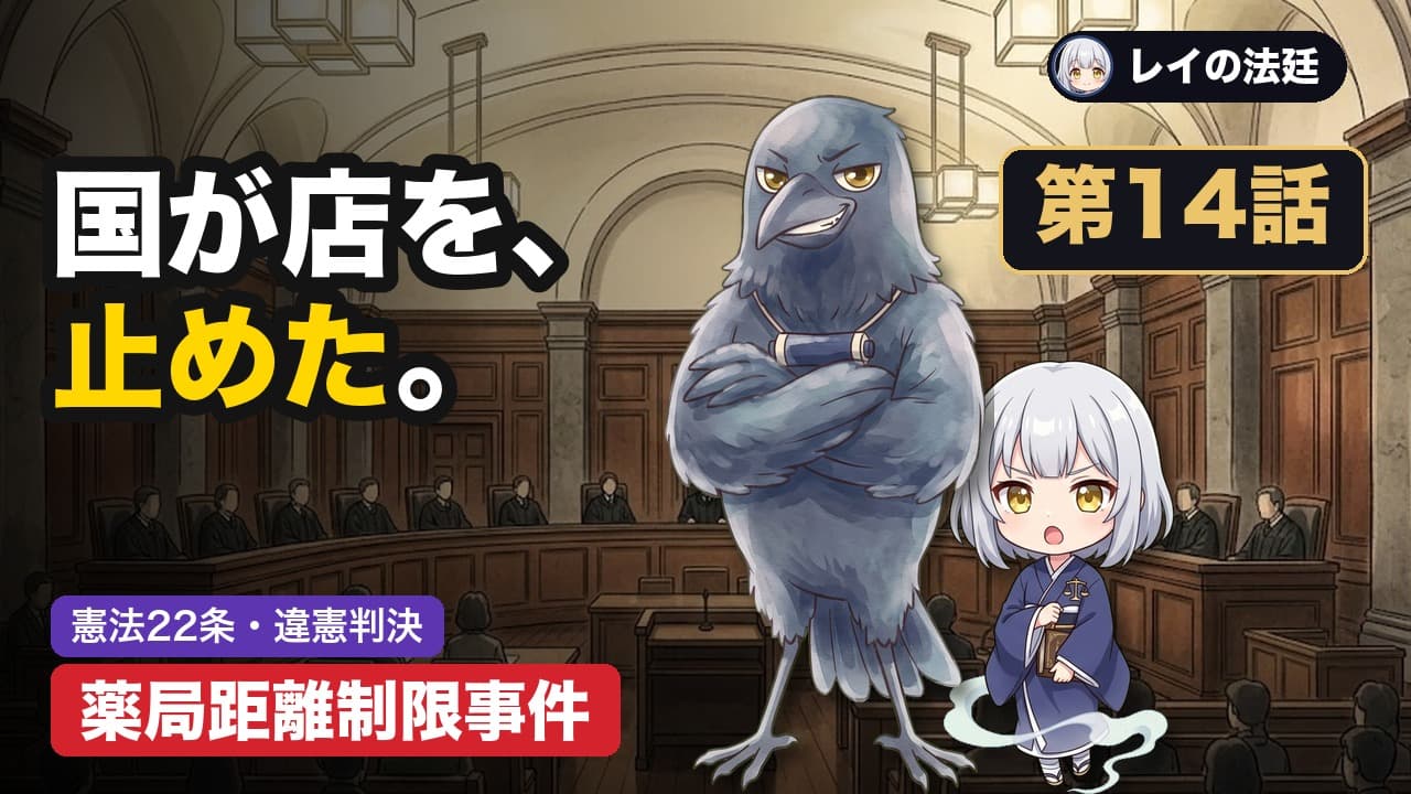 第14話「薬事法違憲判決」のサムネイル