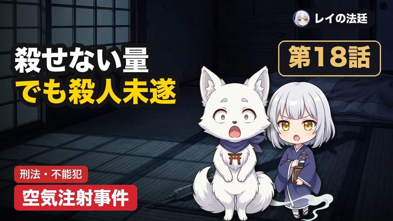 第18話「空気注射事件(不能犯)」のサムネイル