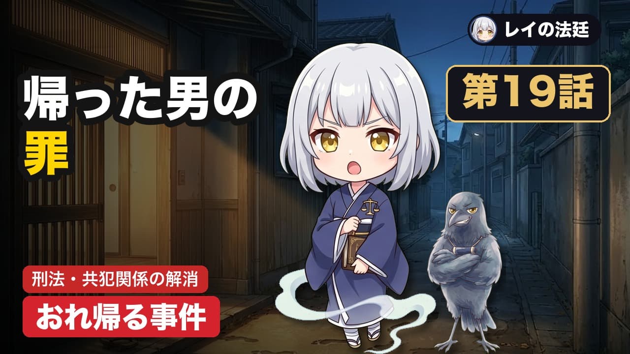 第19話「共犯関係の解消(「おれ帰る」事件)」のサムネイル