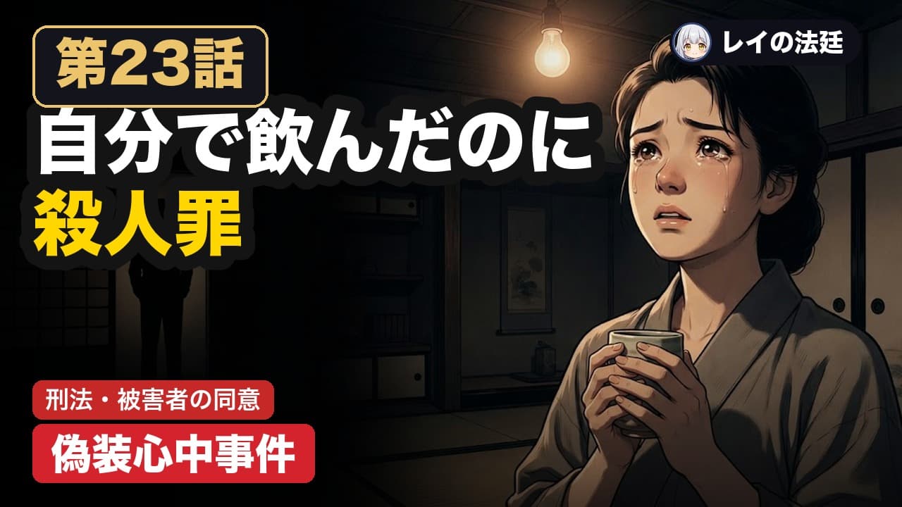 第23話「偽装心中事件(追死を装った殺人)」のサムネイル