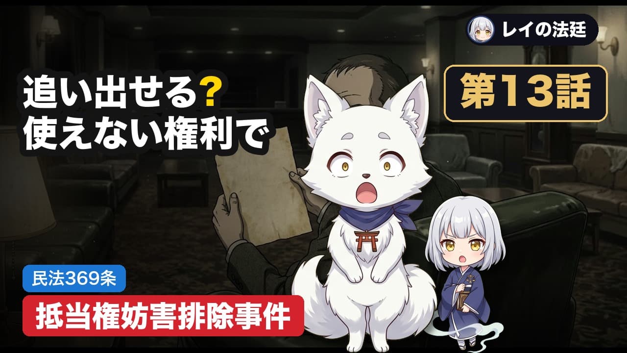 第13話「抵当権に基づく妨害排除請求」のサムネイル