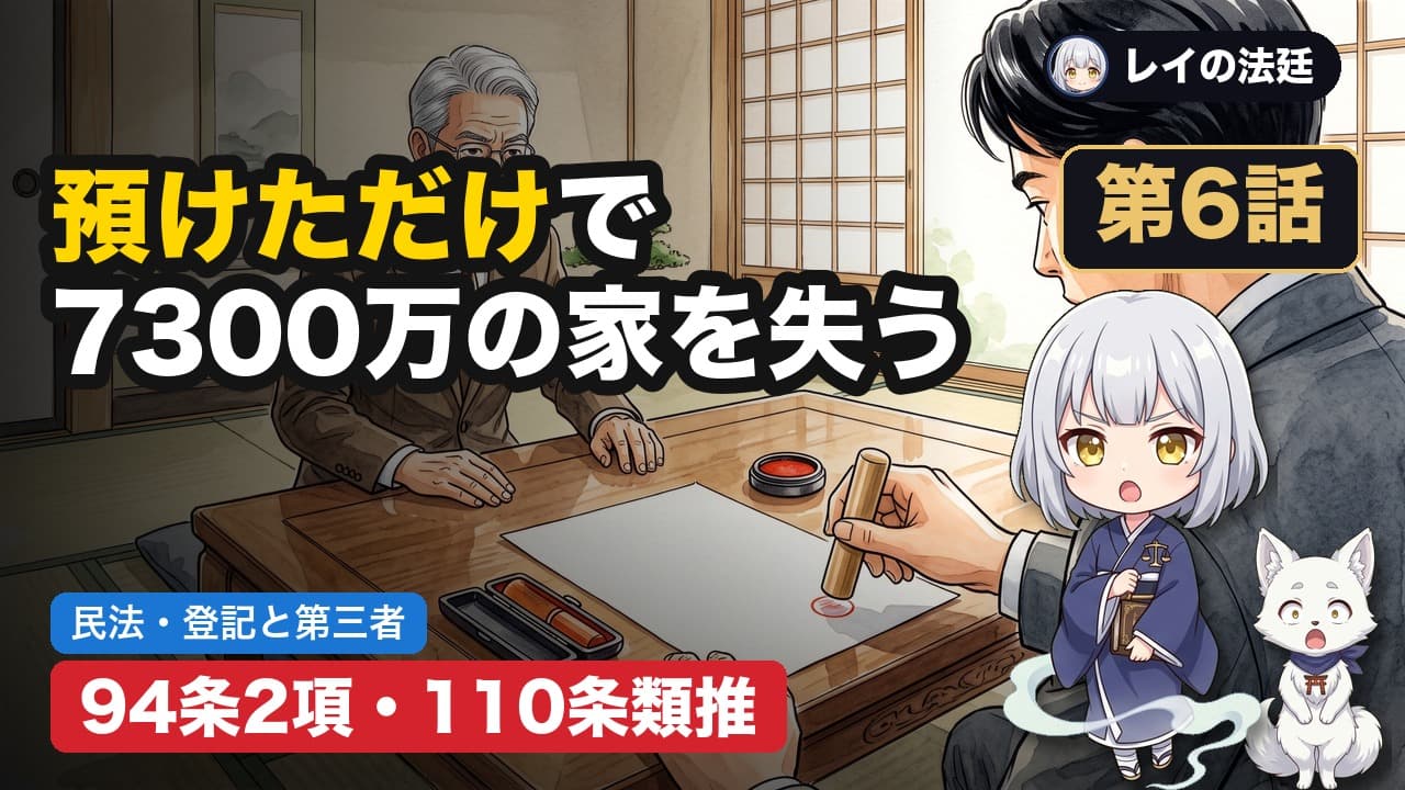 第6話「94条2項・110条の類推適用」のサムネイル