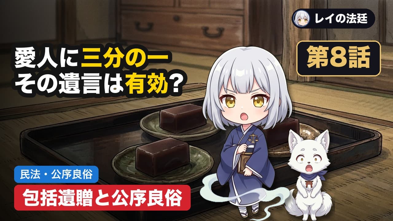 第8話「公序良俗と包括遺贈」のサムネイル
