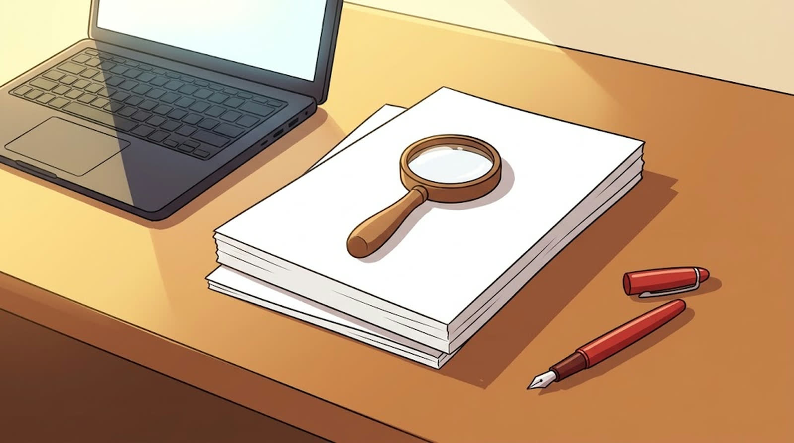 AIの下書きを人が確かめる机