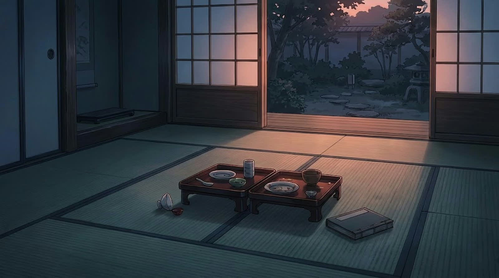 宴のあとの静かな座敷
